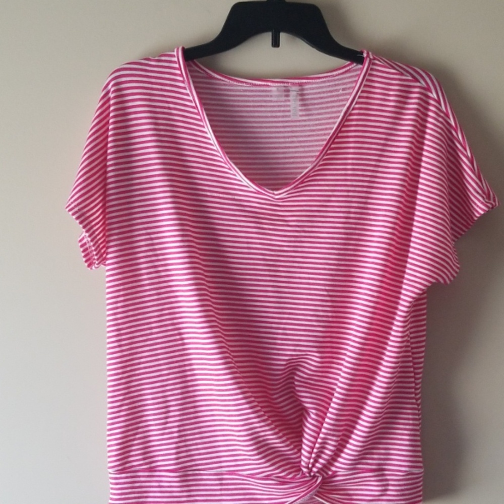 Pink Stripetop
